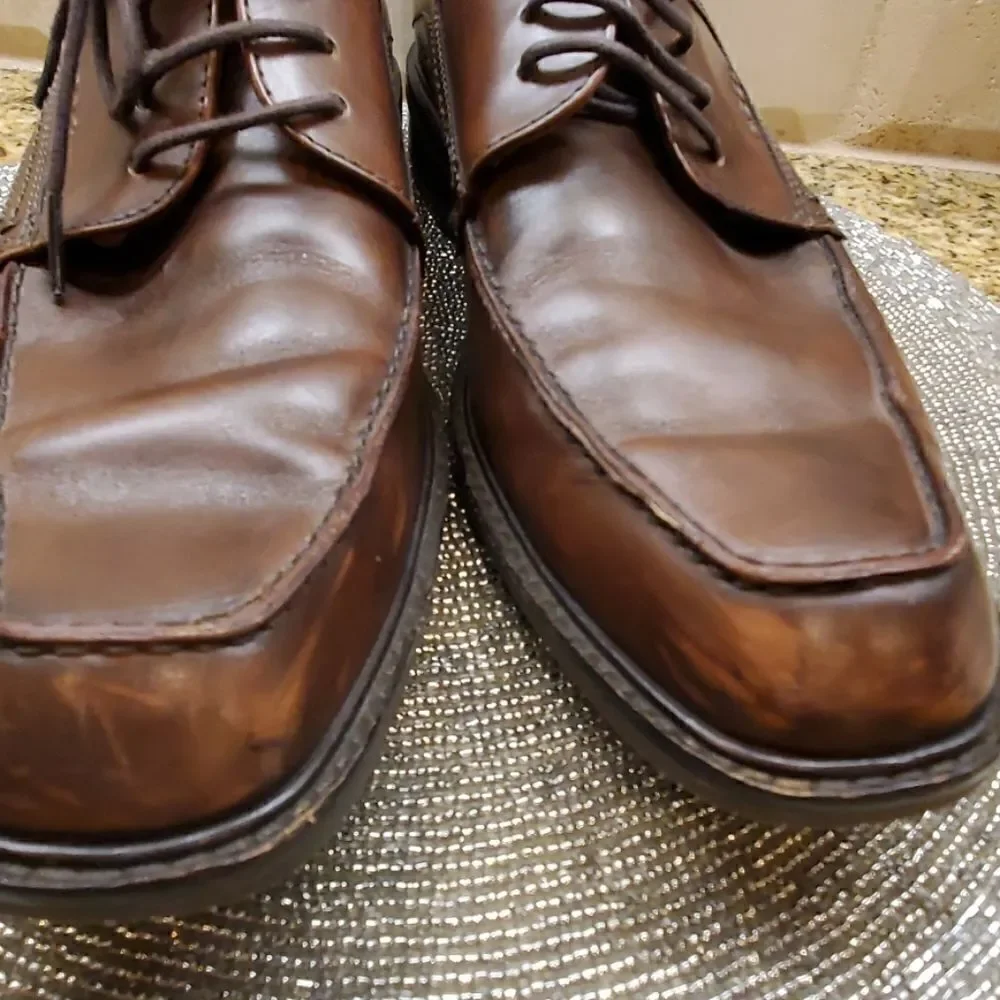 ‎ECCO Brown Leather Oxfords - Size 44 (10-10.5)